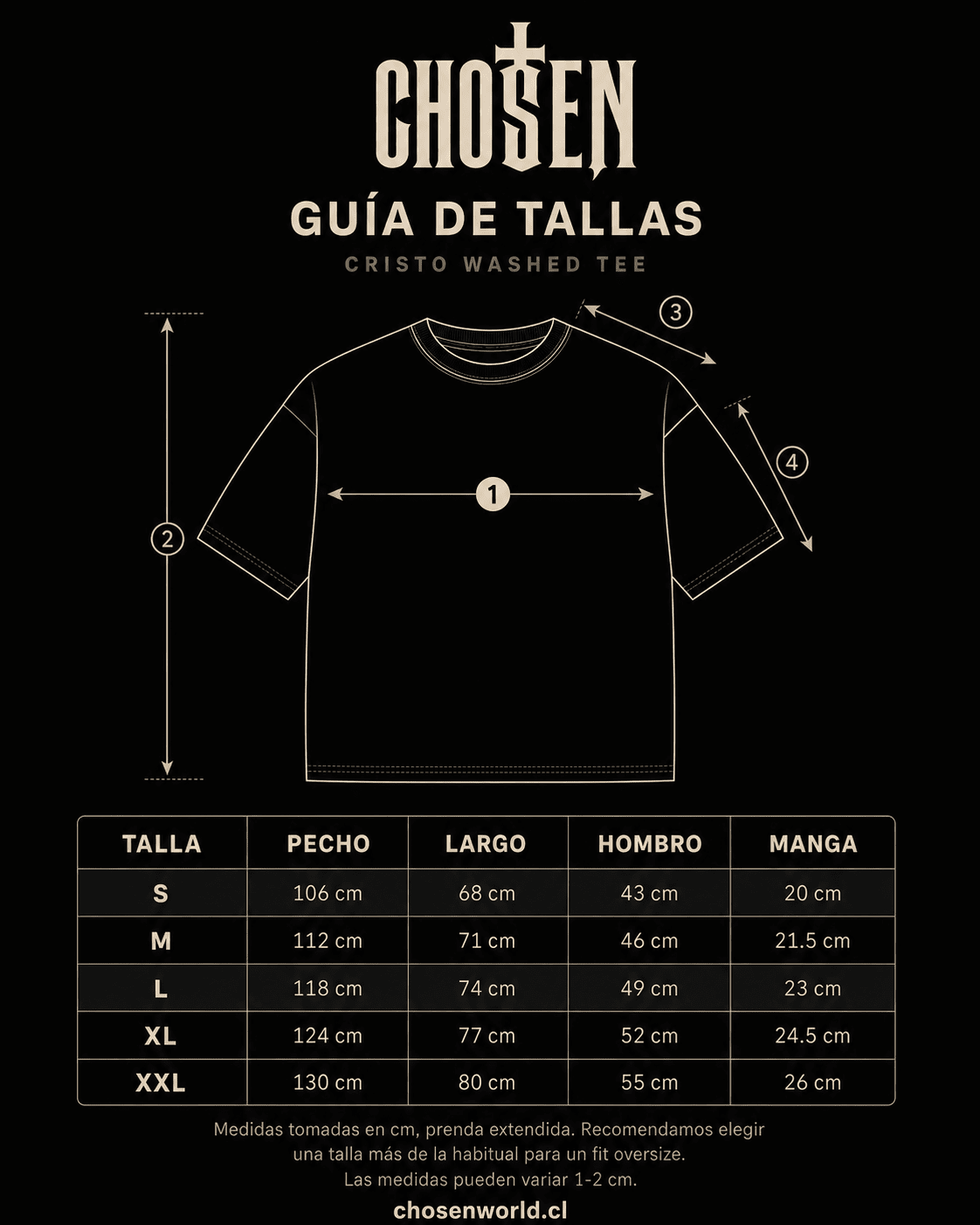 Cristo Washed Tee - chosenworld