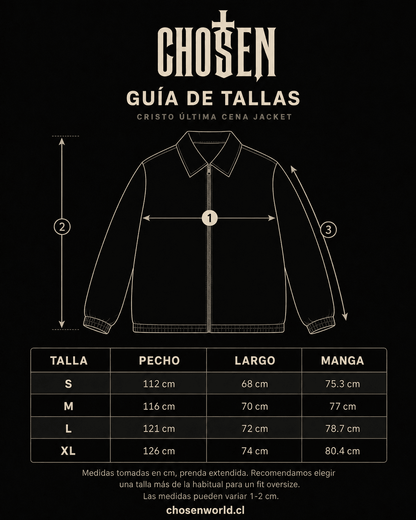 Cristo Última Cena Jacket - chosenworld