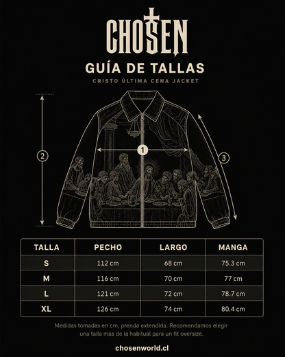 Cristo Última Cena Jacket - chosenworld