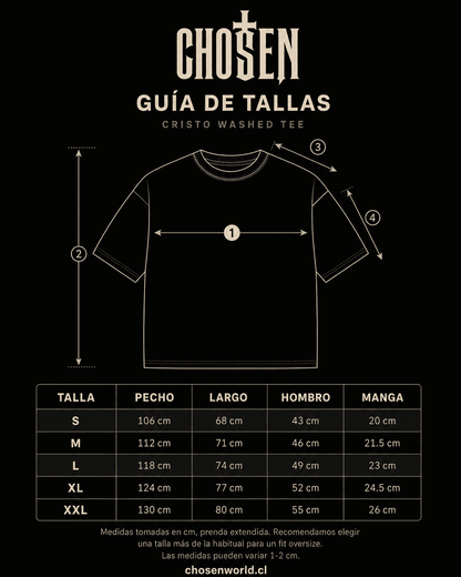Cristo Washed Tee - chosenworld
